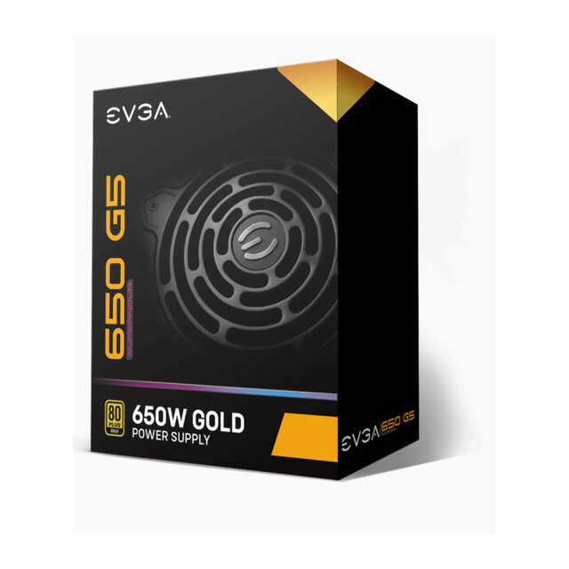 Fuente de Poder EVGA SUPERNOVA 650 G5 80 PLUS Gold, 20+4 pin ATX, 135mm, 650W
