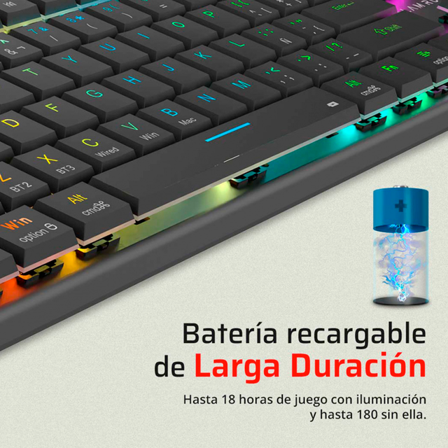 Teclado Gamer Balam Rush Dominate Expert Mecanico RGB