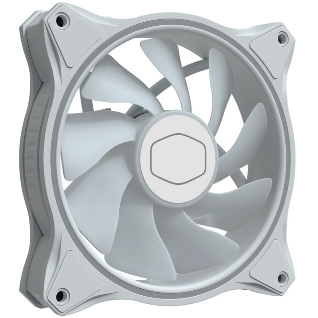 Ventilador Cooler Master Masterfan MF120 Halo White Edition / 120mm / ARGB