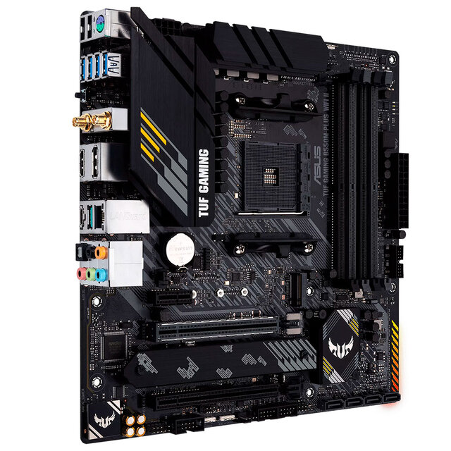 Tarjeta Madre ASUS Micro-ATX TUF GAMING B550M-PLUS WIFI II, S-AM4, AMD B550, HDMI, 128GB DDR4 para AMD