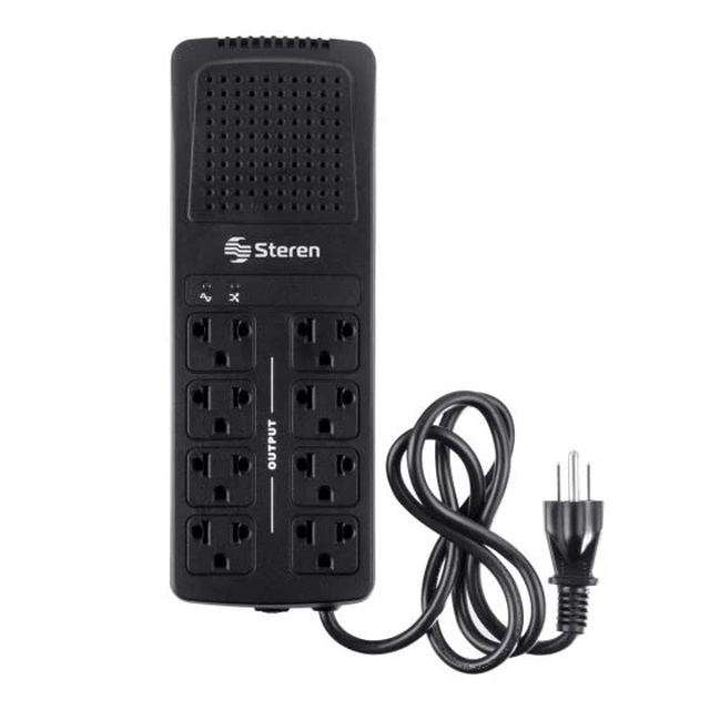 Regulador de voltaje 1,000 W con 8 contactos