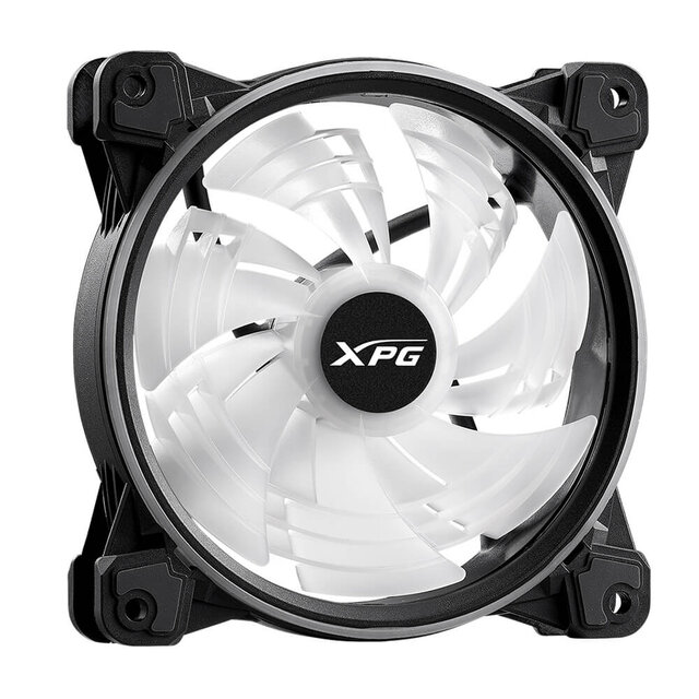 Ventilador XPG Hurricane 120 ARGB PWM, 120mm, Negro