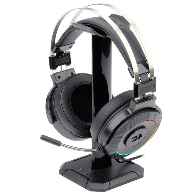 Redragon Audífonos Gamer con Micrófono H320-RGB Lamia 2 7.1, Alámbrico, USB, Negro