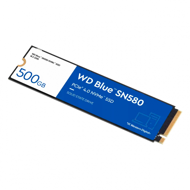 SSD Western Digital WD Blue SN580 NVMe, 500GB, PCI Express 4.0, M.2