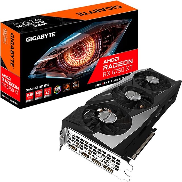 Tarjeta de Video Gigabyte AMD Radeon RX 6750 XT Gaming OC, 12GB 192-bit GDDR6, PCI Express 4.0