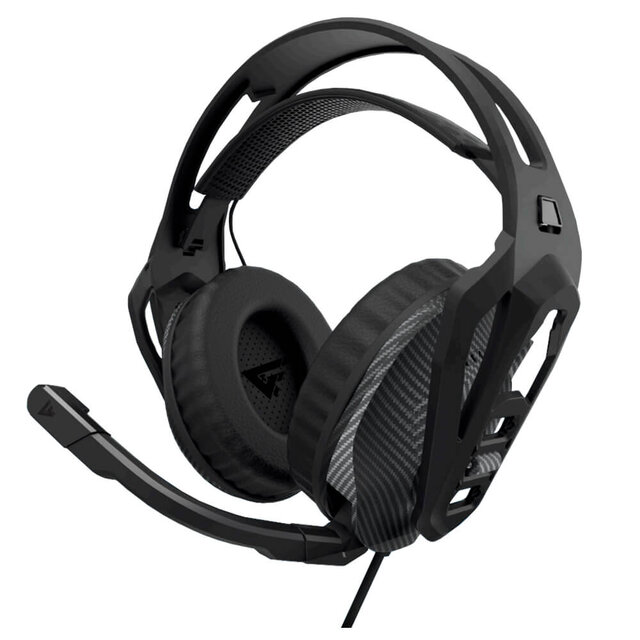 Audífonos Gamer Game Factor, Alámbrico, 1.5 Metros, 3.5mm, Negro