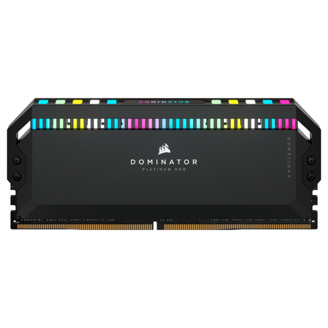 Kit Memoria RAM Corsair Dominator Platinum RGB DDR5, 5600MHz, 32GB (2 x 16GB), Non-ECC, CL36, XMP