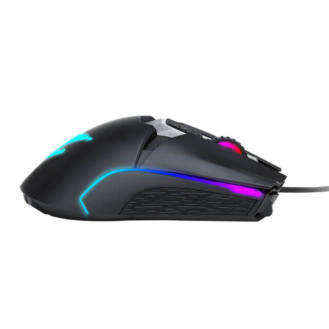 Mouse Gamer Aorus M5, Alambrico, RGB, Negro 