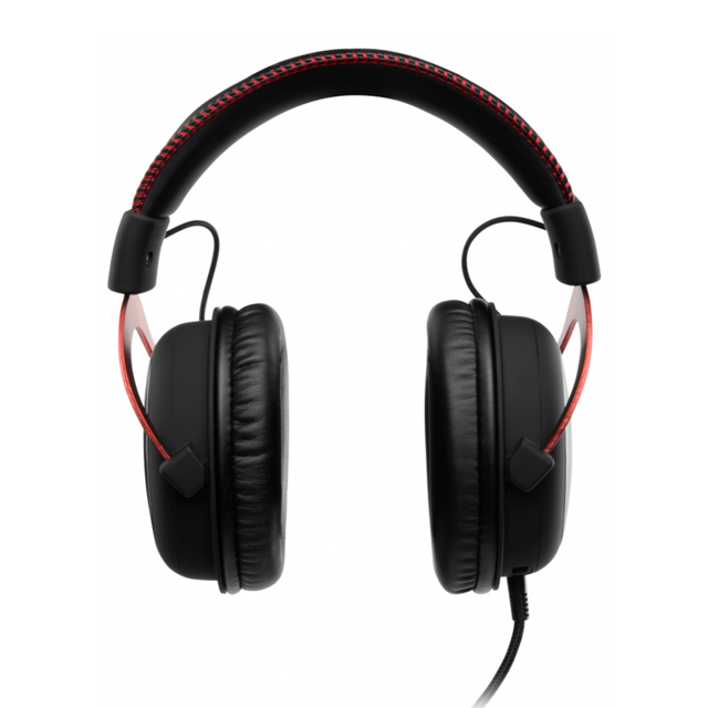 HyperX Audífonos Gamer Cloud II Red 7.1, Alámbrico, 1 Metro + 2 Metros de Extensión, 3.5mm, Negro/Rojo