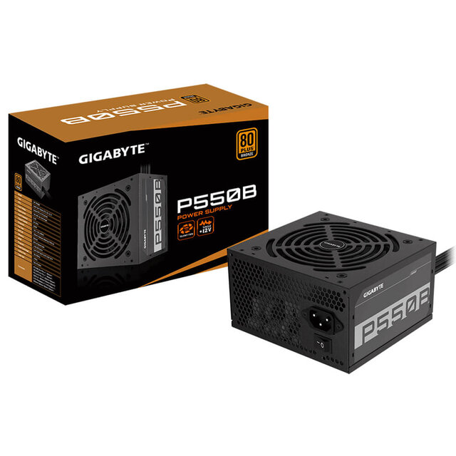 Fuente de Poder Gigabyte P550B 80 PLUS Bronze, 20+4 pin ATX, 120mm, 550W