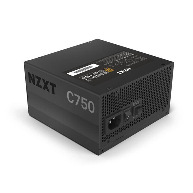 Fuente de Poder NZXT C750 Gold 80 Plus Gold, 24-pin ATX, 135mm, 750W