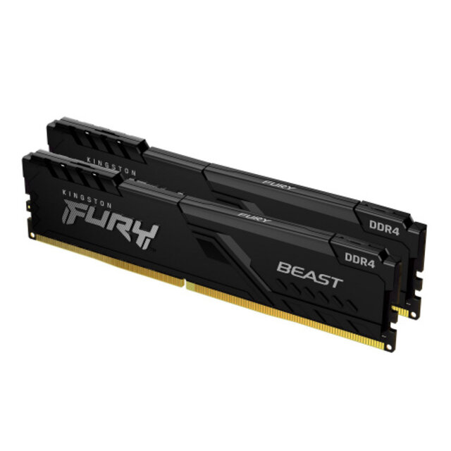 Memoria RAM Kingston FURY Beast DDR4, 3200MHz, 8GB, Non-ECC, CL16, XMP