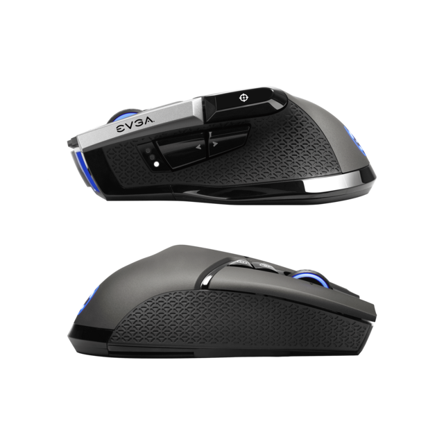 Mouse Gamer EVGa x20, Inalmbrico, Negro