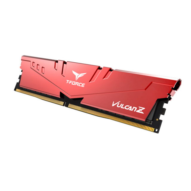 Memoria RAM Team Group T-Force Vulcan Z DDR4, 3600MHz, 16GB, Non-ECC, CL18, XMP, Rojo