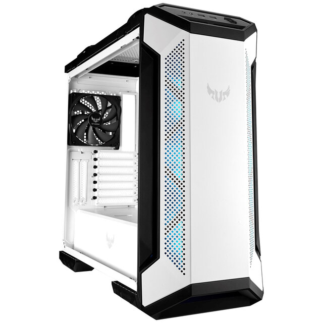 Gabinete Gamer ASUS TUF Gaming GT501 con Ventana RGB, Midi Tower, ATX/EATX/micro ATX/Mini-ITX, Blanco