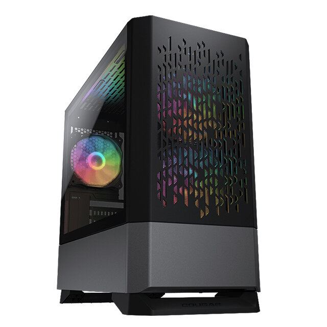 Gabinete Cougar MG140 Air, RGB, Negro