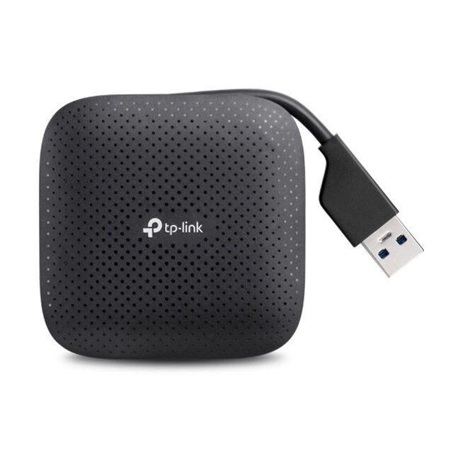 TP-Link Hub Portátil USB A 3.0 de 4 Puertos, 5000 Mbit/s, Negro