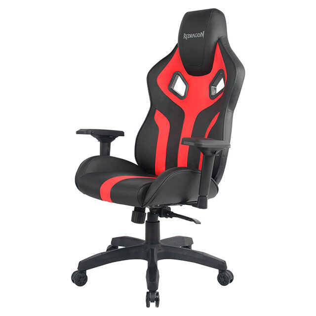 Silla Gamer Redragon Capricornus, Hasta 150kg Negro/ Rojo