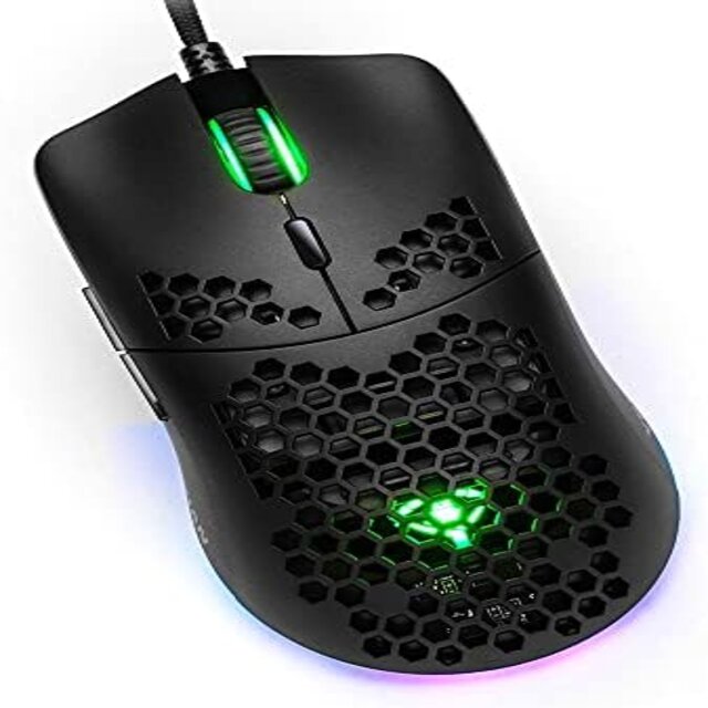 Mouse Gamer alambrico yeyian links series 3000, negro