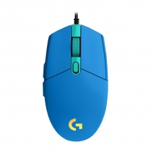 Mouse alambrico Logitech Serie G, Azul