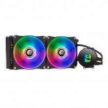 Enfriamiento Liquido AIO Redragon Effect X / 240 RGB / 120mm X2 (240mm)  / Intel / Amd / CCW-3000 /