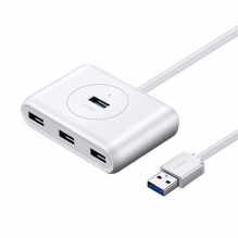 Ugreen Hub USB-A Macho - 4x USB-A Hembra, Blanco