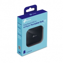 TP-Link Hub Portátil USB A 3.0 de 4 Puertos, 5000 Mbit/s, Negro